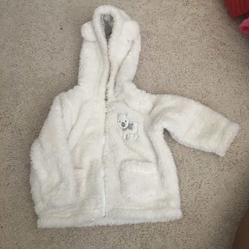 EUC Baby Fleece Coat Size:6-9M